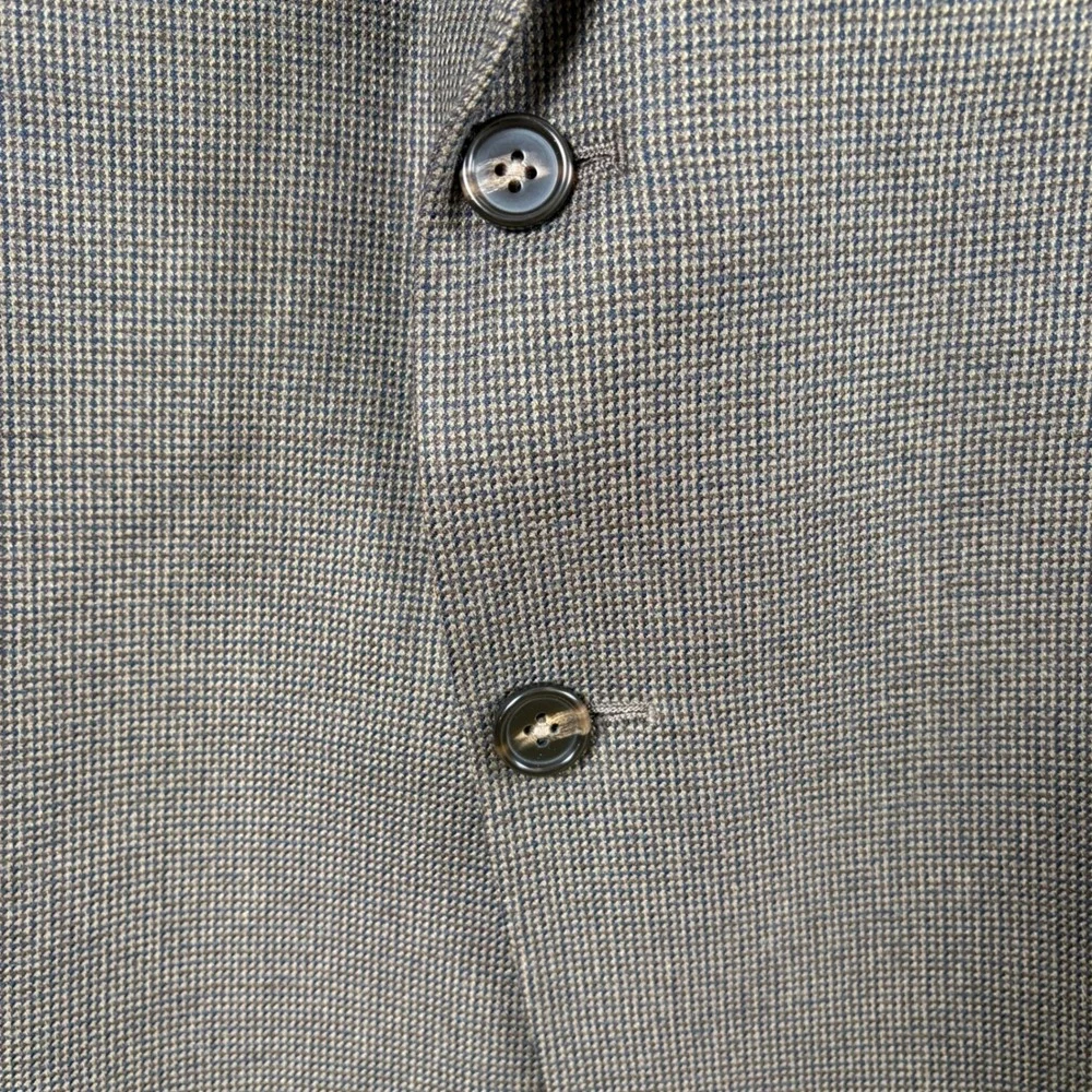 Lauren Ralph Lauren Blazer Men's 52R Brown Micro Houndstooth Sport Coat 2-Button